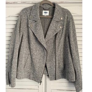 NWT Old Navy Sweater Moto Jacket
